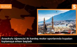 İnegöl’deki Kardeşler Motosiklet Sporunda 3 Kupaya Sahip