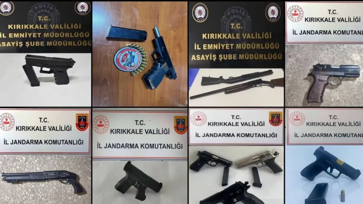 81 ilde ‘Mercek-24’ operasyonları: 1975 ruhsatsız silah ele geçirildi