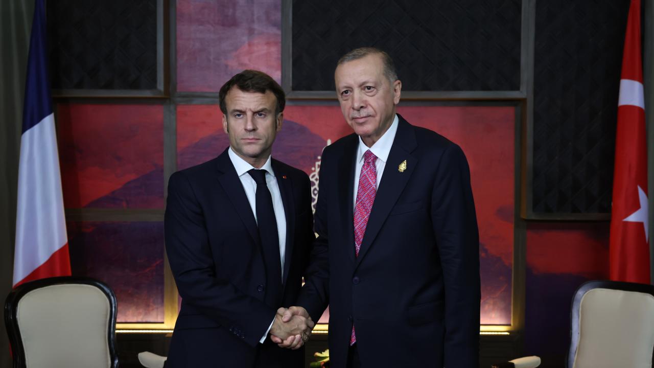 Macron’dan Cumhurbaşkanı Erdoğan’a bayram tebriği
